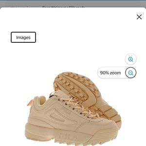 Fila Beige Chunky Sneakers